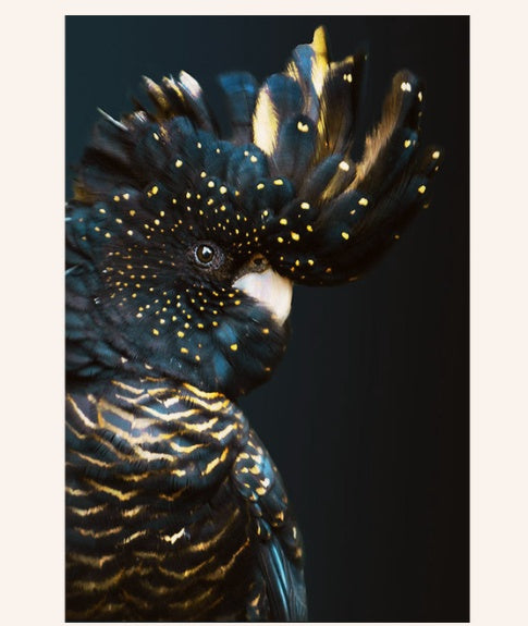 Bold animal pattern wall painting for living room