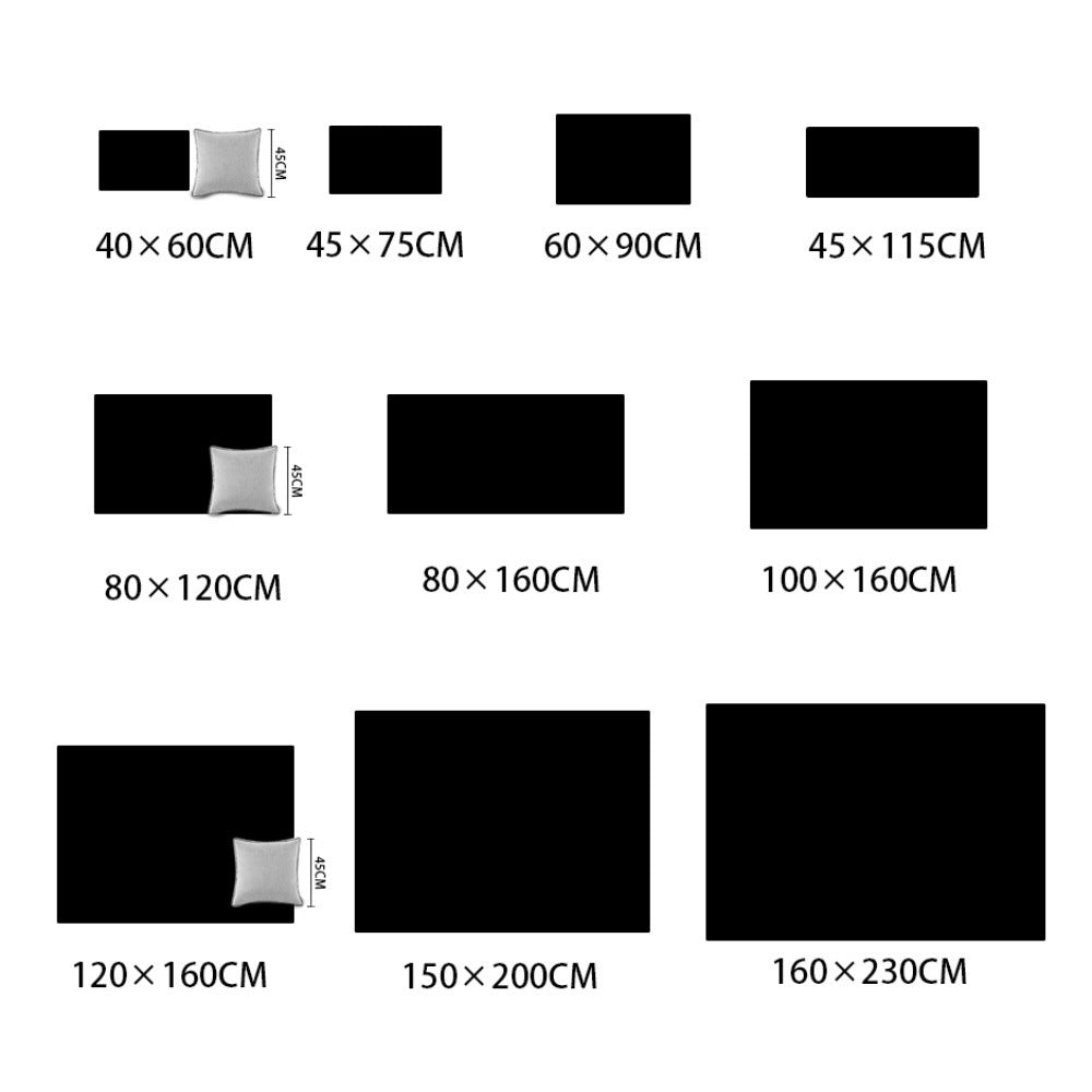 Soft bedside rug for bedroom comfort