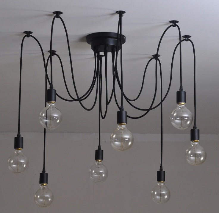 Loft wind chandelier with industrial design
