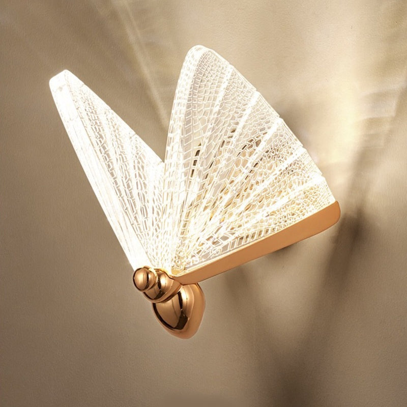 Modern minimalist butterfly wall lamp