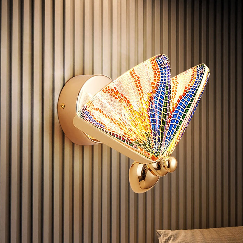 Modern minimalist butterfly wall lamp
