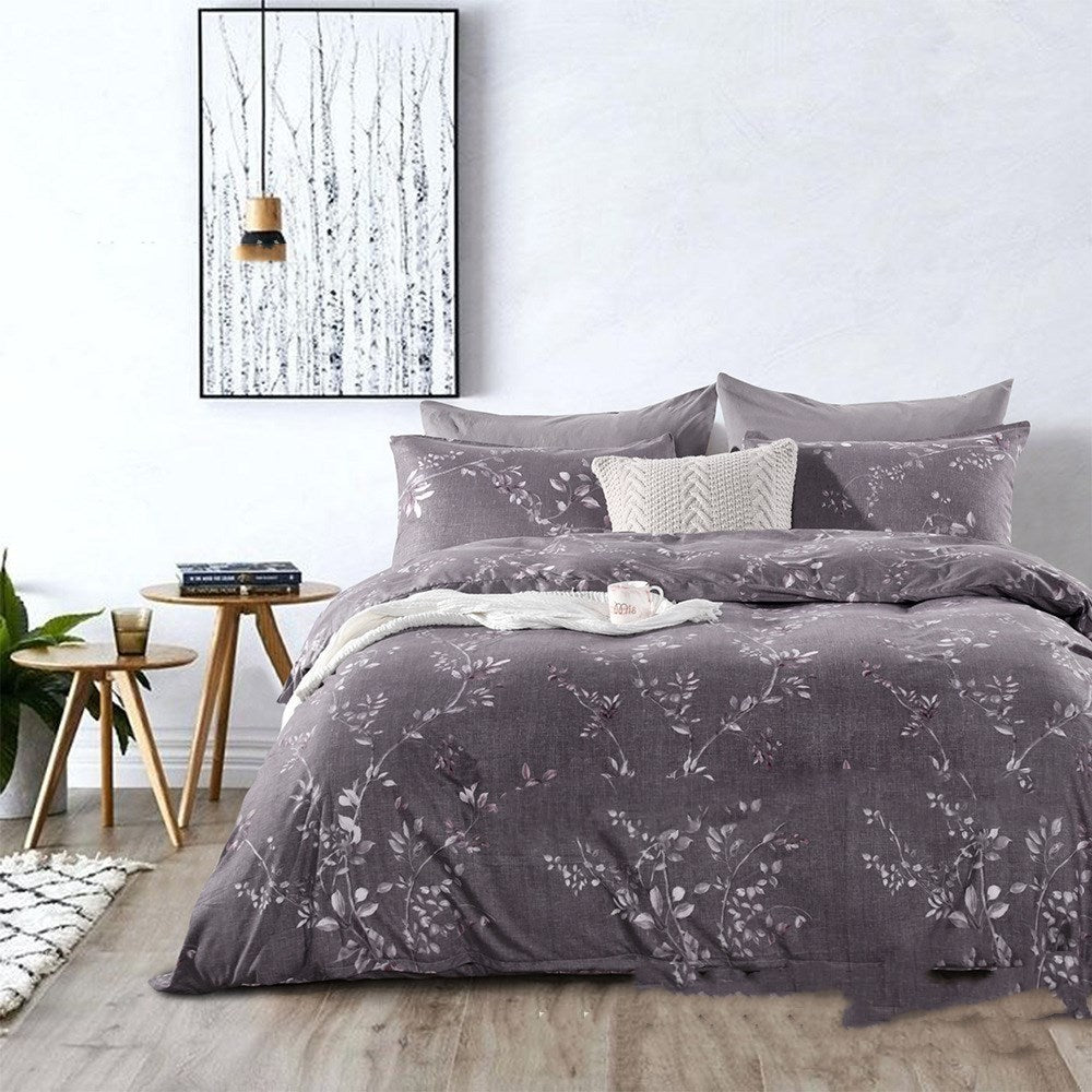Double size three-piece luxury duvet cover set