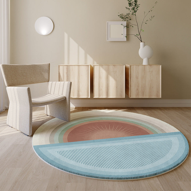 Soft bedside blanket and floor mat for bedroom