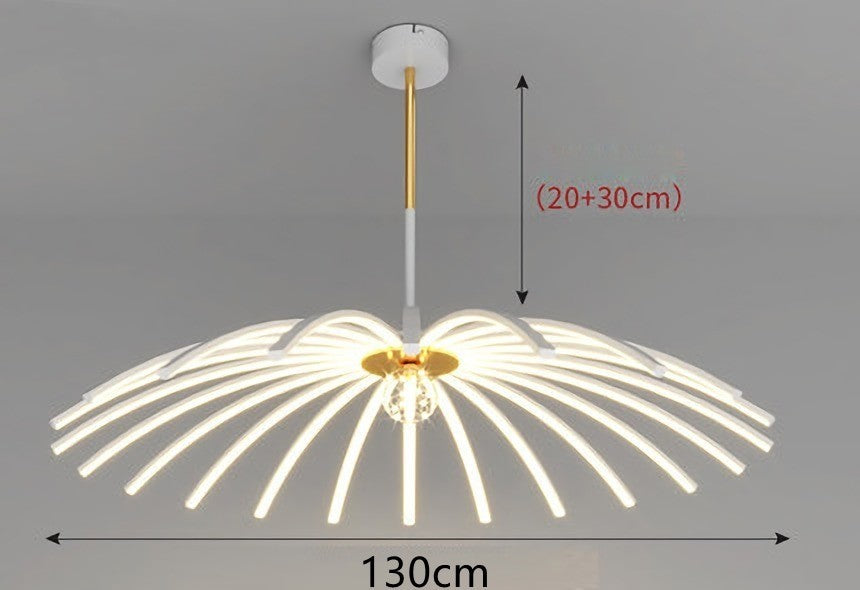 Modern LED chandelier for dining room lighting
