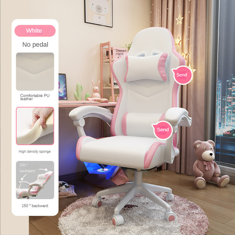 Ergonomic gaming chair for girls’ bedroom