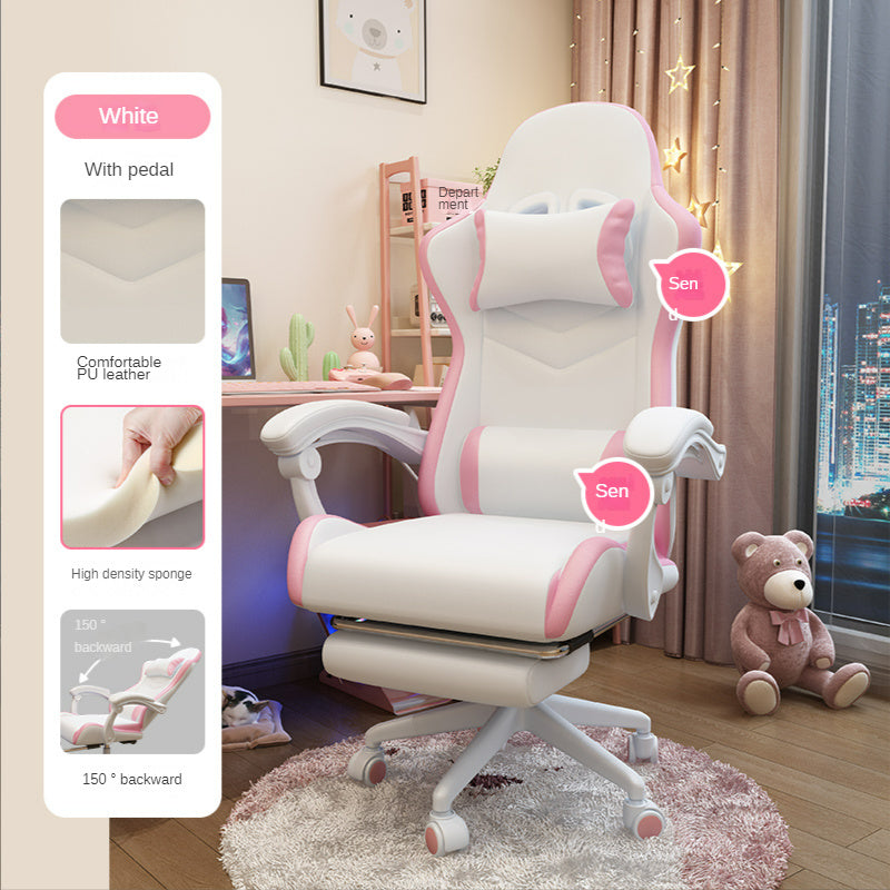 Ergonomic gaming chair for girls’ bedroom