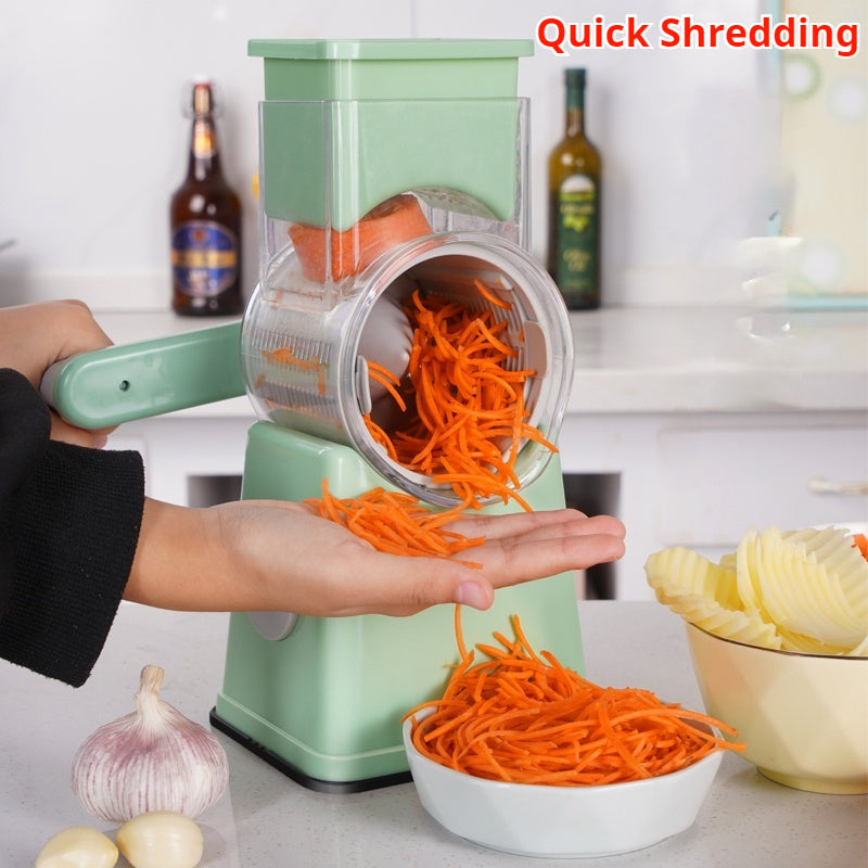 Compact white vegetable slicer kitchen tool
