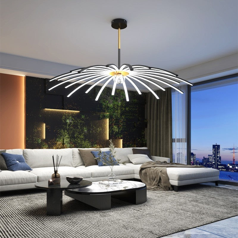 Modern LED chandelier for dining room lighting