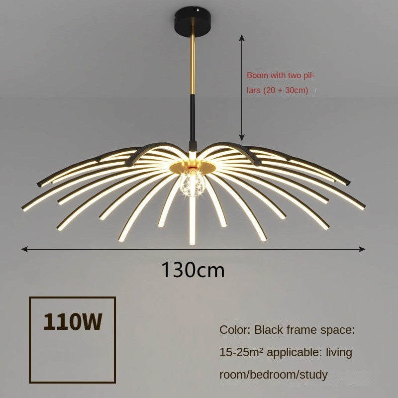 Modern LED chandelier for dining room lighting