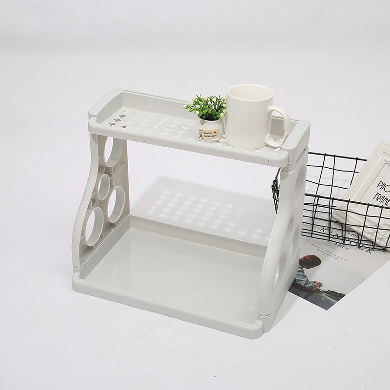 Kitchen shelving unit for storing cooking supplies