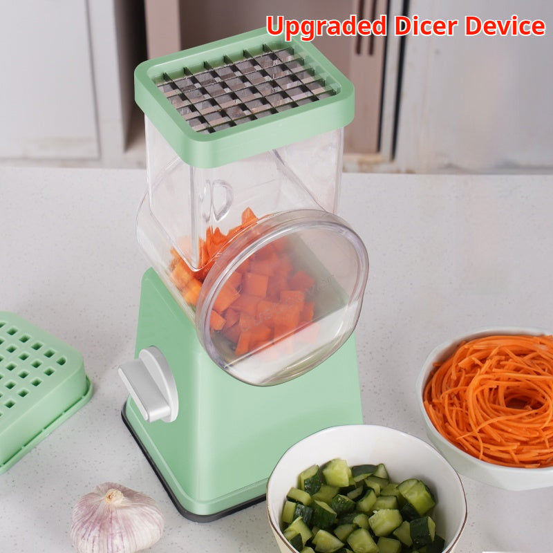Compact white vegetable slicer kitchen tool