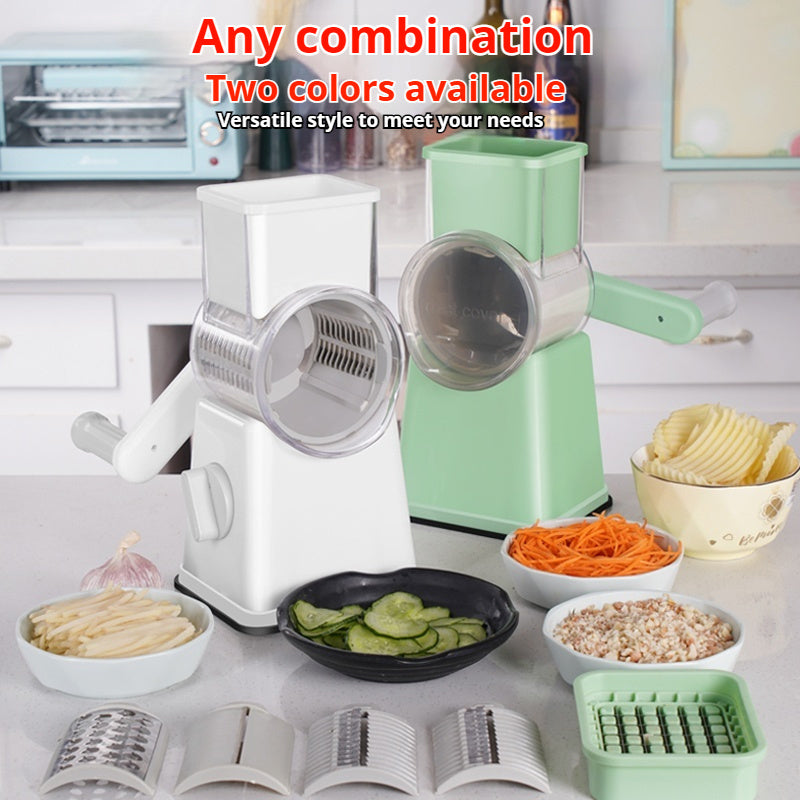 Compact white vegetable slicer kitchen tool