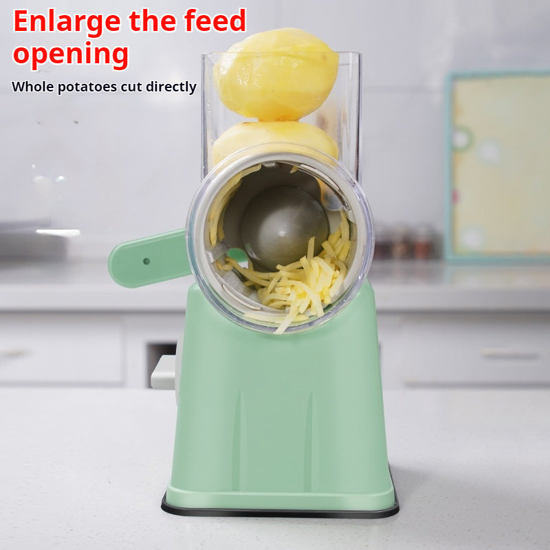 Compact white vegetable slicer kitchen tool