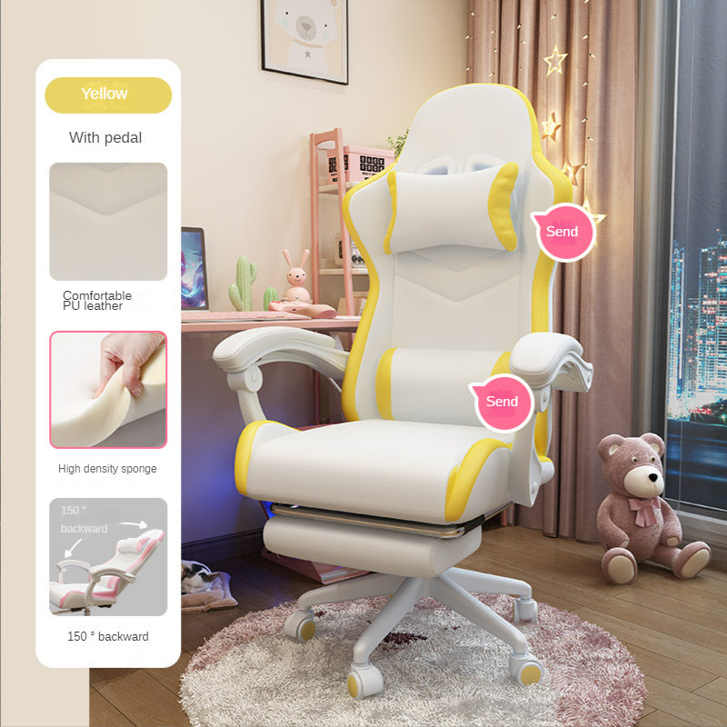 Ergonomic gaming chair for girls’ bedroom