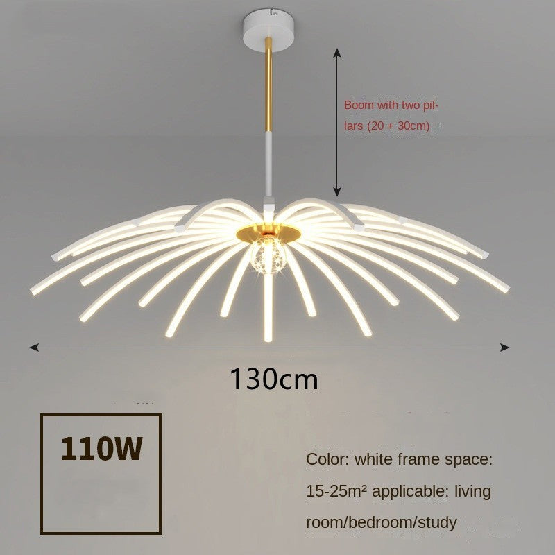 Modern LED chandelier for dining room lighting