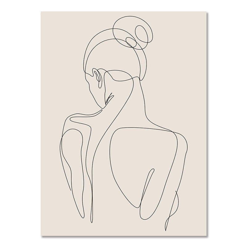 Airbrushed bohemian art print for home decoration