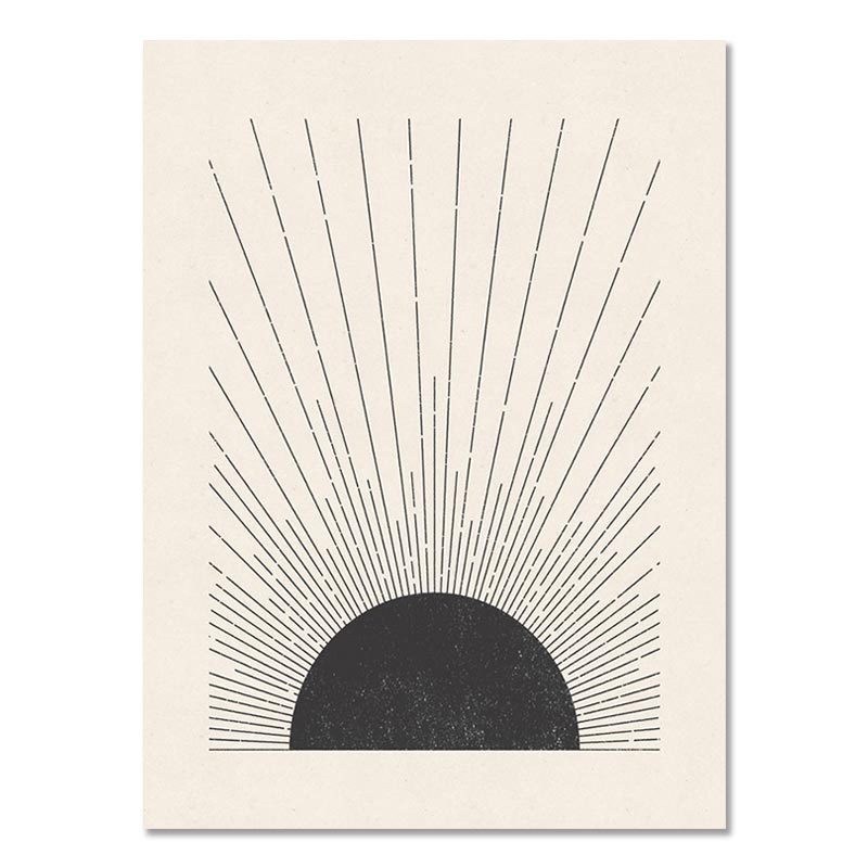 Airbrushed bohemian art print for home decoration