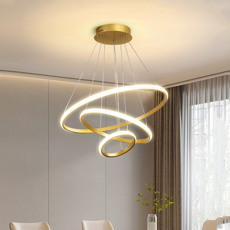Intelligent simple chandelier for living room lighting