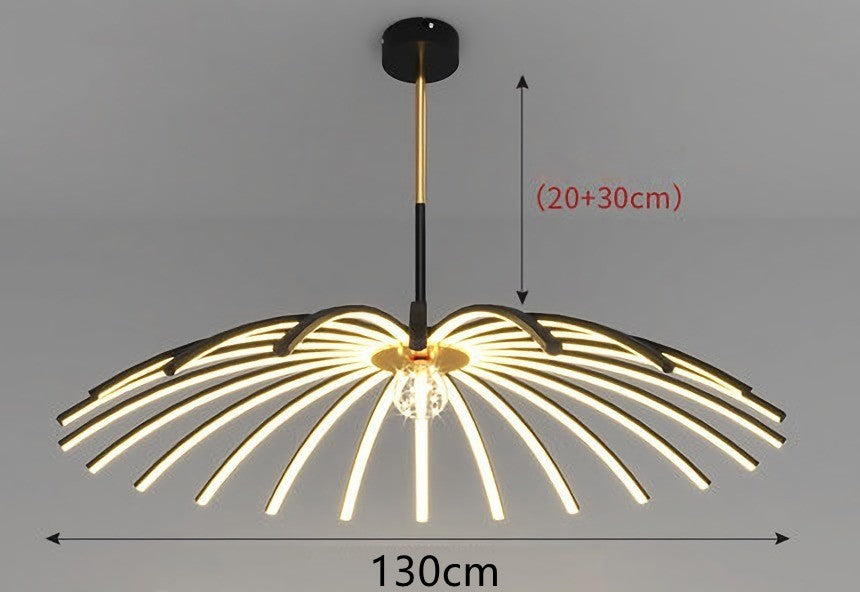 Modern LED chandelier for dining room lighting