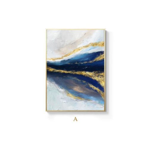 Modern abstract wall art painting for living space
