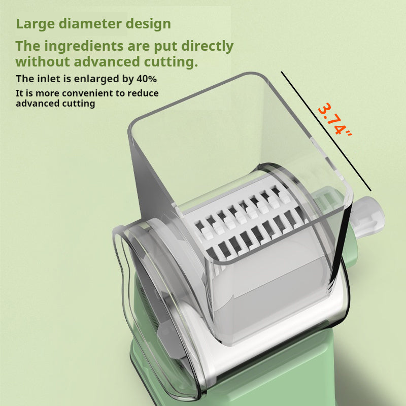 Compact white vegetable slicer kitchen tool