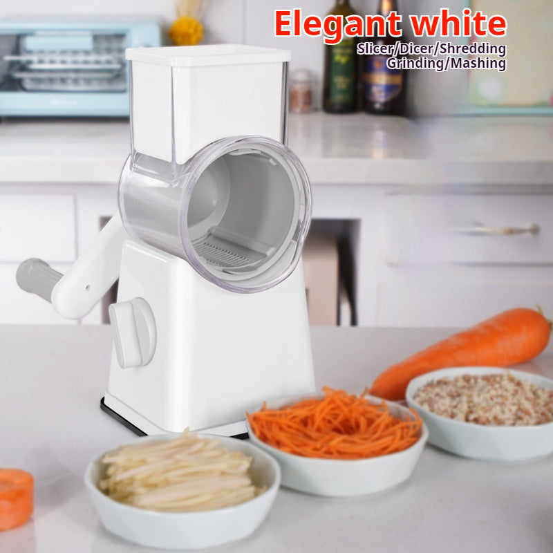 Durable white slicer for cutting vegetables