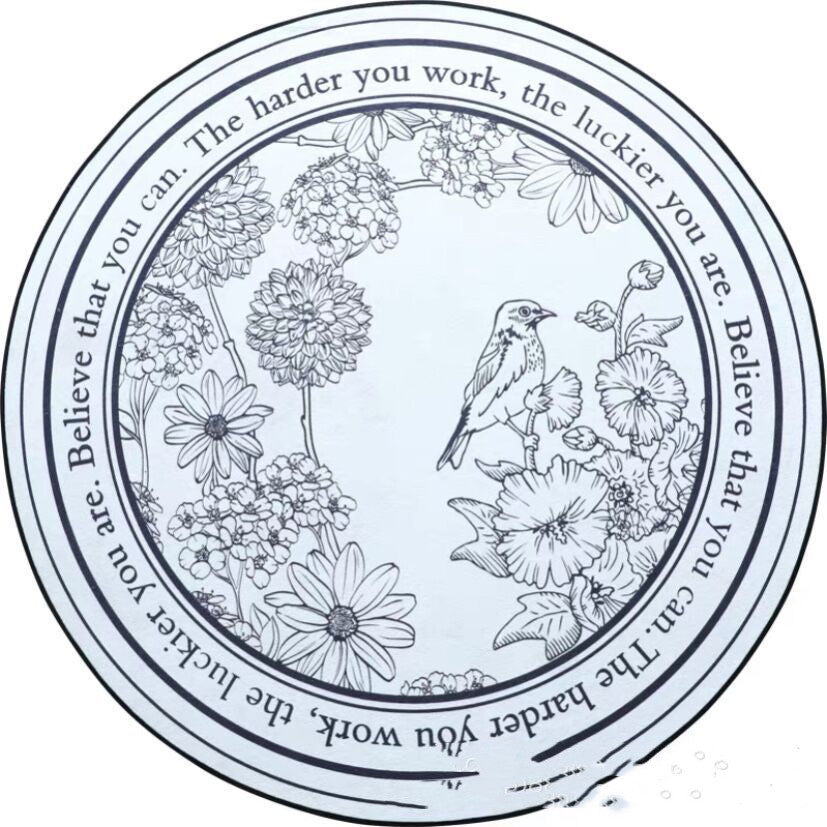 Round area rug for living room and bedside floor