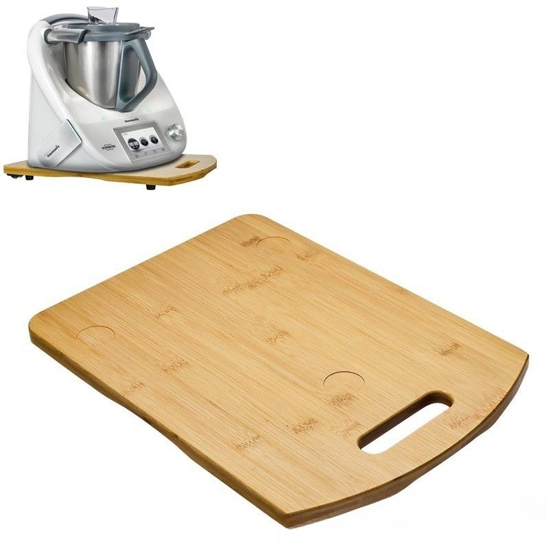 Kitchen countertop wooden tray for cooking appliances